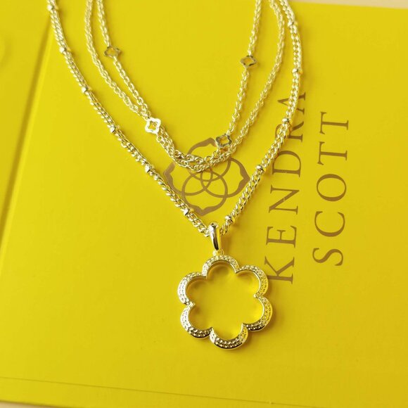 Kendra Scott Susie Convertible Gold Necklace New - Picture 1 of 3